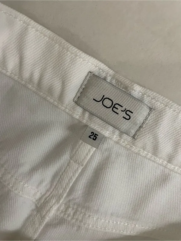Joe's Jeans NWT The Ryan Low Slung Baggy White Wide-Leg Jeans Size 25 - Image 10