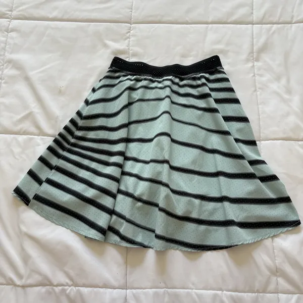 Nike Dri-Fit Skirt Skort Womens XS Striped‎ Blue Tennis Golf Pickleball Active - Image 8