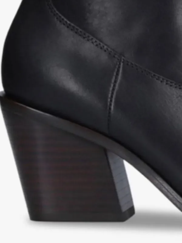RAG AND BONE BLACK LEATHER RAZOR BOOTIES 7.5M - Image 2