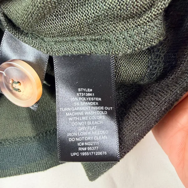 Social Standard by Sanctuary Cardigan Size S Green Camo Cropped Cardigan Utility - Image 8