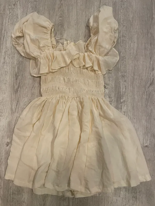Mable Cream Dress White Size XS - Image 4