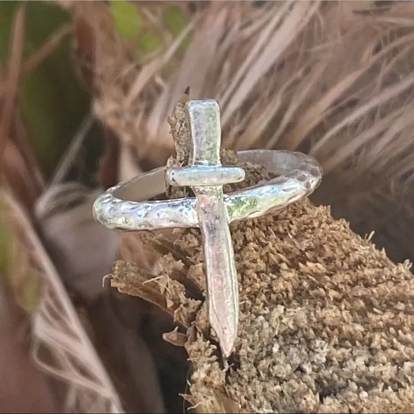 Sterling Silver Plated Renaissance Medieval sword Rings - Image 6