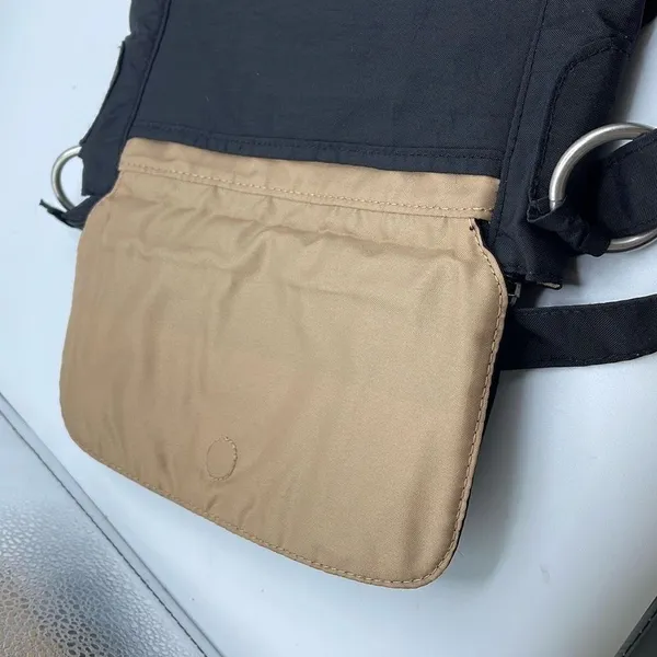 Black Nylon BAGGALLINI special Edition Town bag. - Image 4