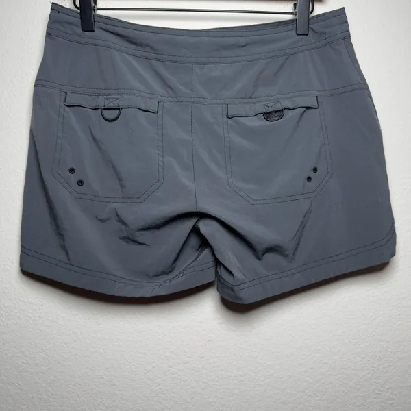 Title Nine Women Shorts Large Gray Nimblene Hiking Outdoor Quick Dry Granola - Image 5