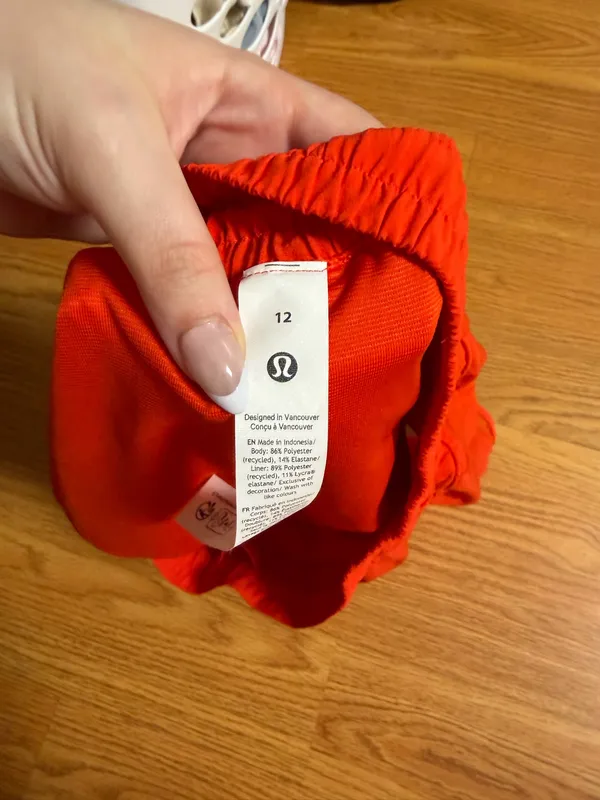 Lululemon Hotty Yellow Orange 2.5" Hot Shorts 8 - Image 3