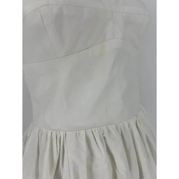 Amanda Uprichard Napoli Lemon Print Cotton Mini Dress White Size‎ S - Image 11