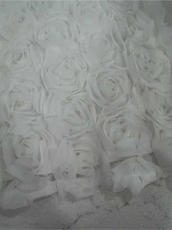 entro White Rosette Halter Mini Dress - Image 6