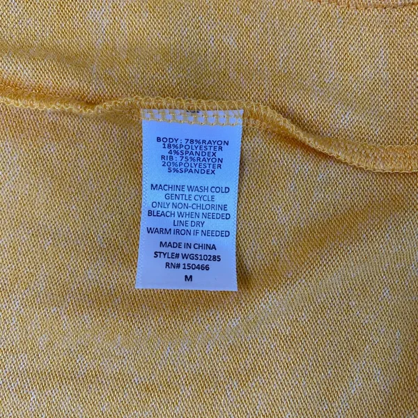 NWT - Mix by 41Hawthorne - Women’s Yellow Cardigan - Size Medium - Image 6