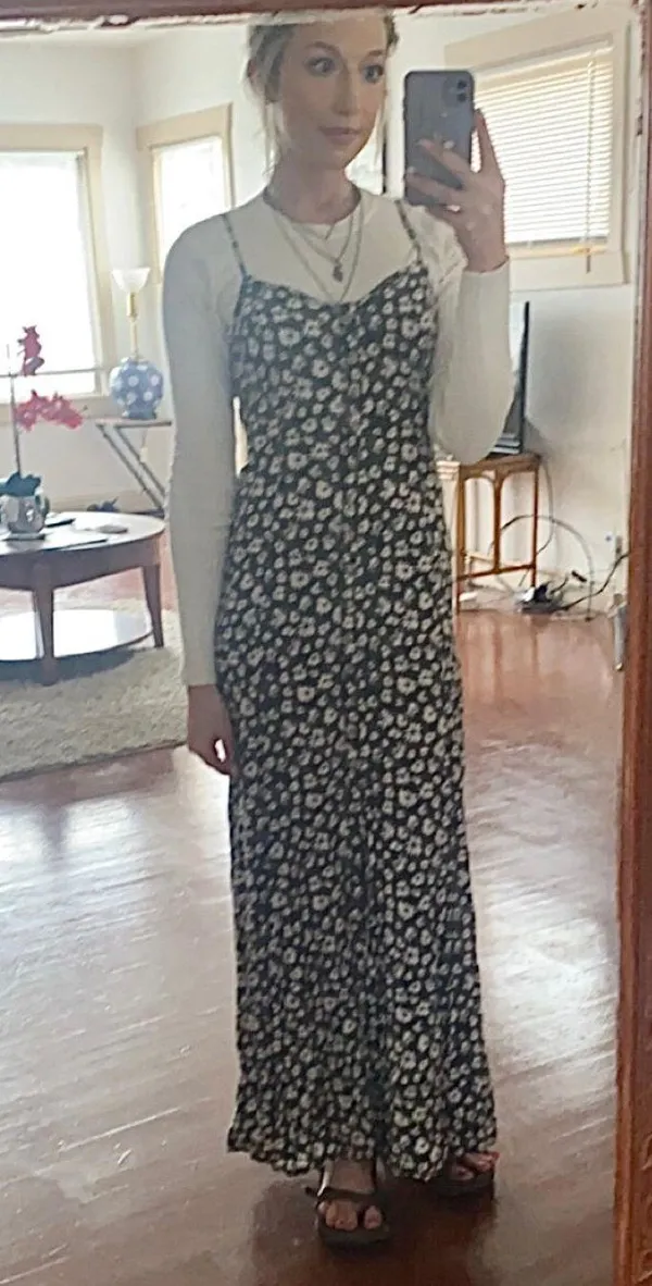 American Eagle Ditsy Floral Maxi Dress - Image 3