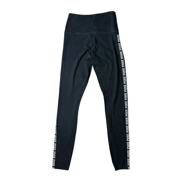 Victorias Secret Pink High Waist Full Length Leggings Size Small Black - Image 3