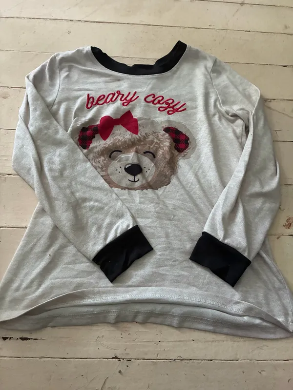 Dearfoams Beary Cozy Adult Pajama Set - Image 3