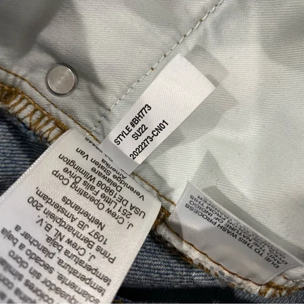 J.Crew Tall 25T Distressed Demi-Boot Crop Jeans Lyocell Stretch‎ BH773 - Image 9