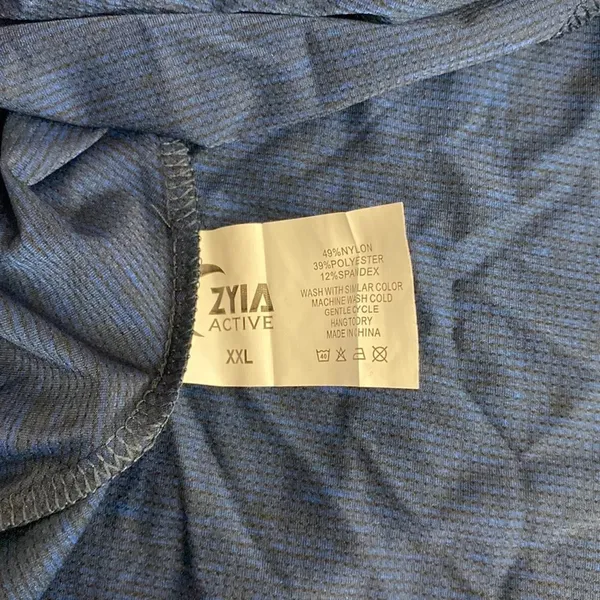 Zyia Navy V Back Vibe Top - size XXL - Image 6