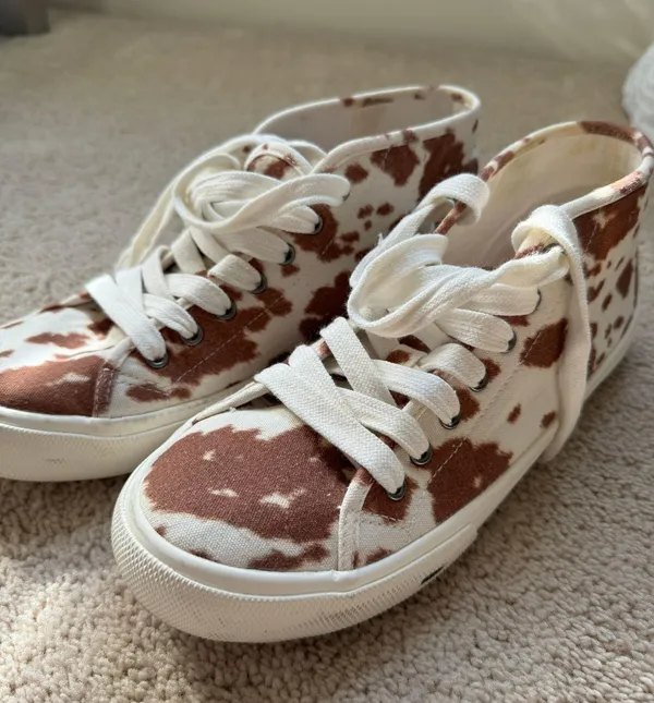 Billabong Parker Cow Print Sneaker - Image 3
