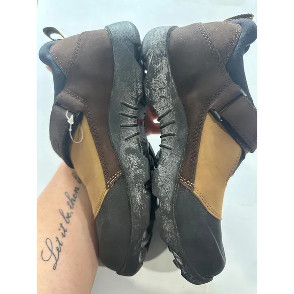 LawnGrips 1001-Womens Steel Safety Toe Work Shoes Brown Leather Size 7.5 - Image 2