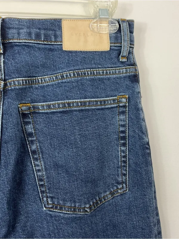 Everlane The Way High Organic Cotton Jeans Womens Size 26 - Image 4