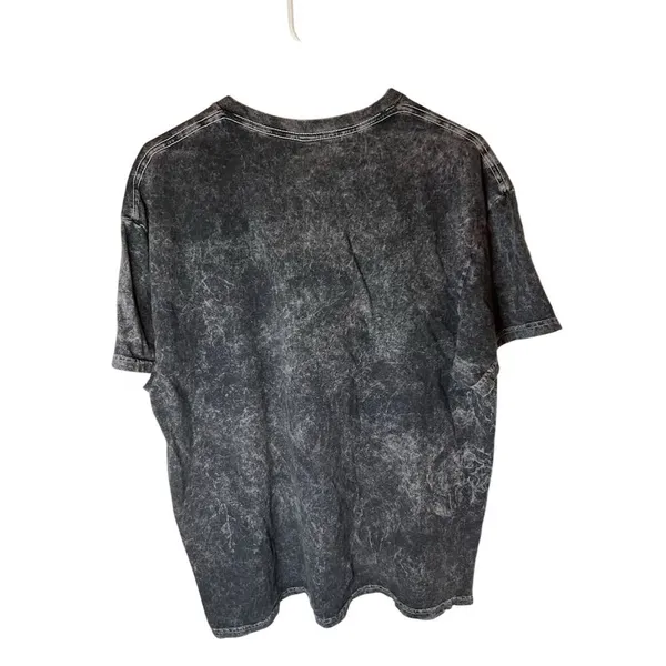 Philcos Unisex L Gray Acid Wash T-Shirt Stitched Bear Graphic Vintage - Image 3