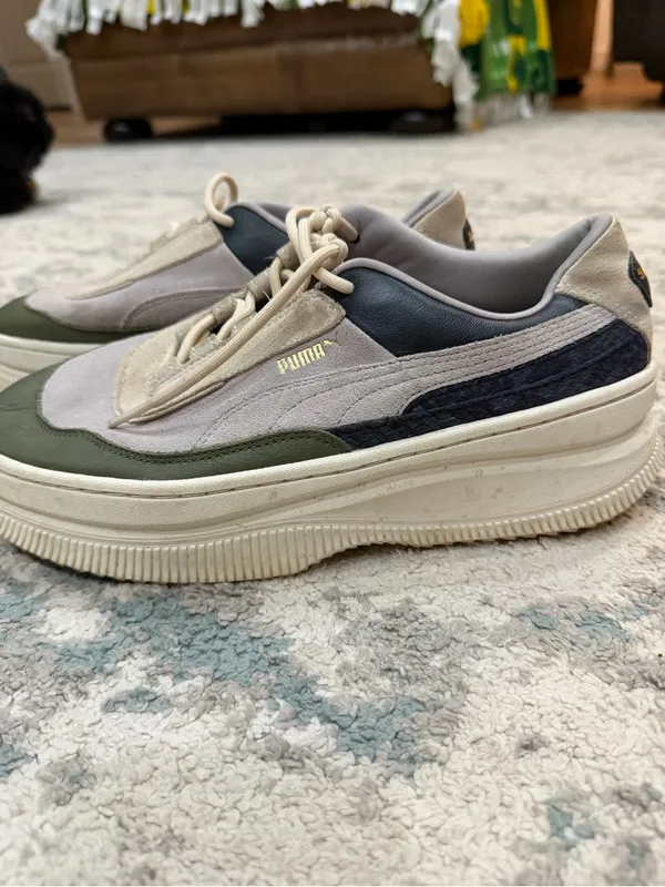 PUMA Deva Reptile Raindrops Platform Sneakers Women’s 10 - Image 3