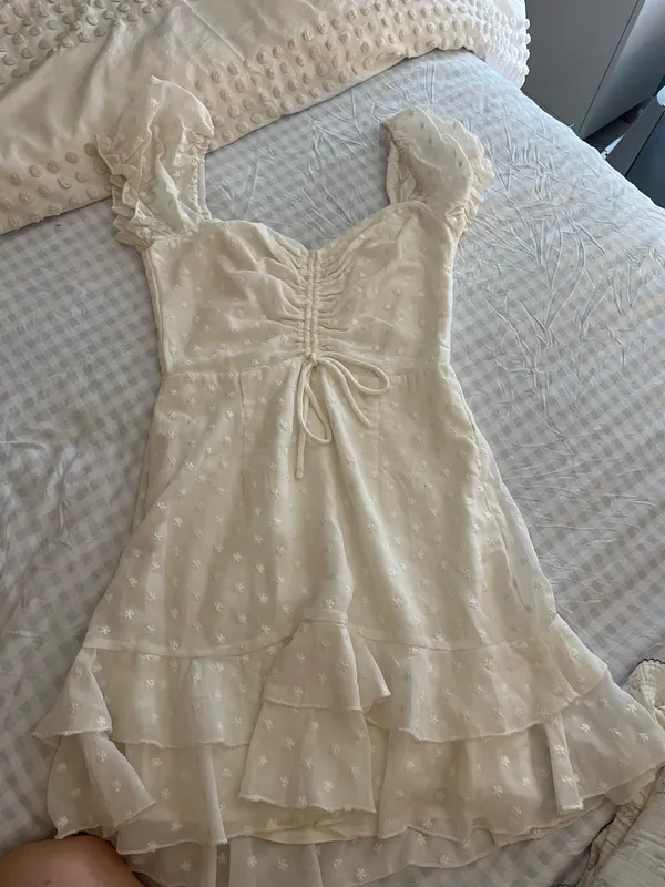 Princess Polly Dress Mini White - Image 3