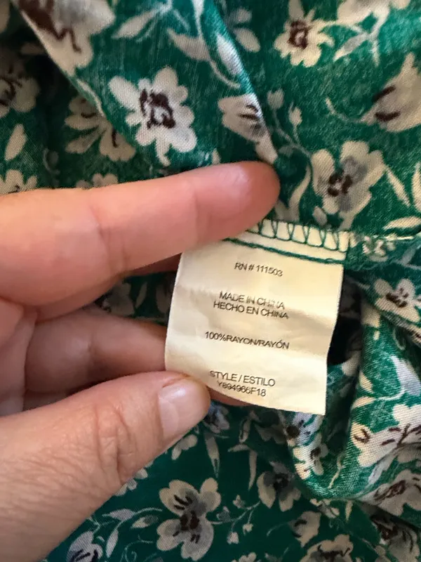 Luxology Green floral midi dress - Image 9