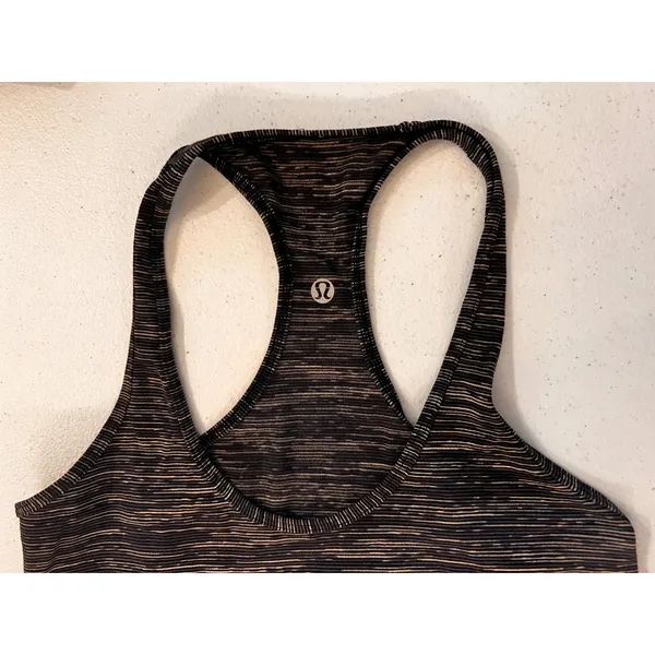 Lululemon Cool Racerback II Nulu Tank Dark Carbon‎ Yoga Running Workout Small/XS - Image 5