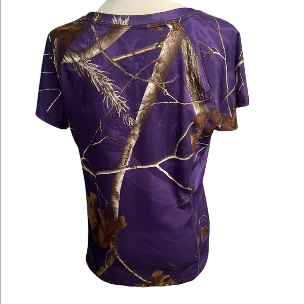 Realtree Purple Camo Activewear Top - Image 3