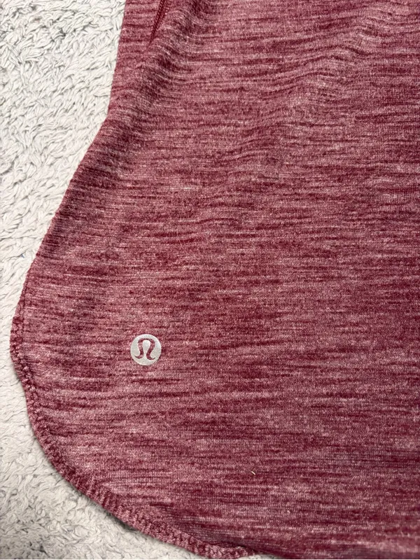 Lululemon Marled Wine Racerback Tank Top - Image 7