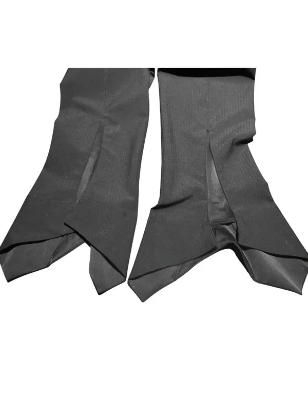 Marithe Francois Girbaud Black Heel Calks Pants Size US 32 Made In Italy - Image 6