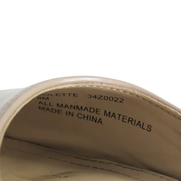 Jones New York Colette Nude Patent Leather Closed Toe Heels Pumps Size 8 - Image 10