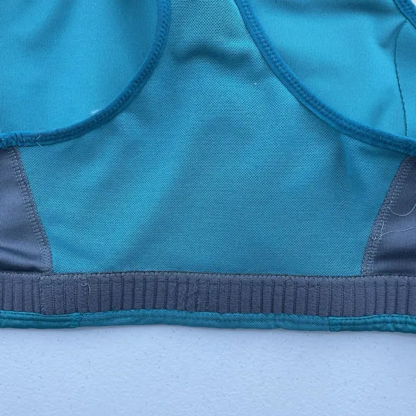 Nike Medium Sports‎ Bra Teal Dri Fit Medium Support Wicking Racerback Athletic - Image 10