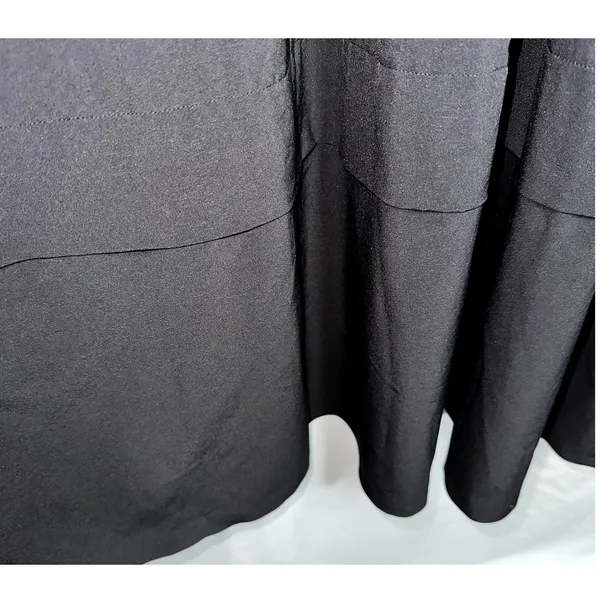Athleta Elation Womens Size Small Black V-Neck Hybrid Spaghetti Strap Dress - Image 3