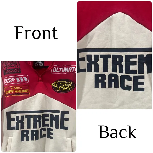 R3bêl Race sweatshirt w/graphics. No pants included but sold separately Size S - Image 10