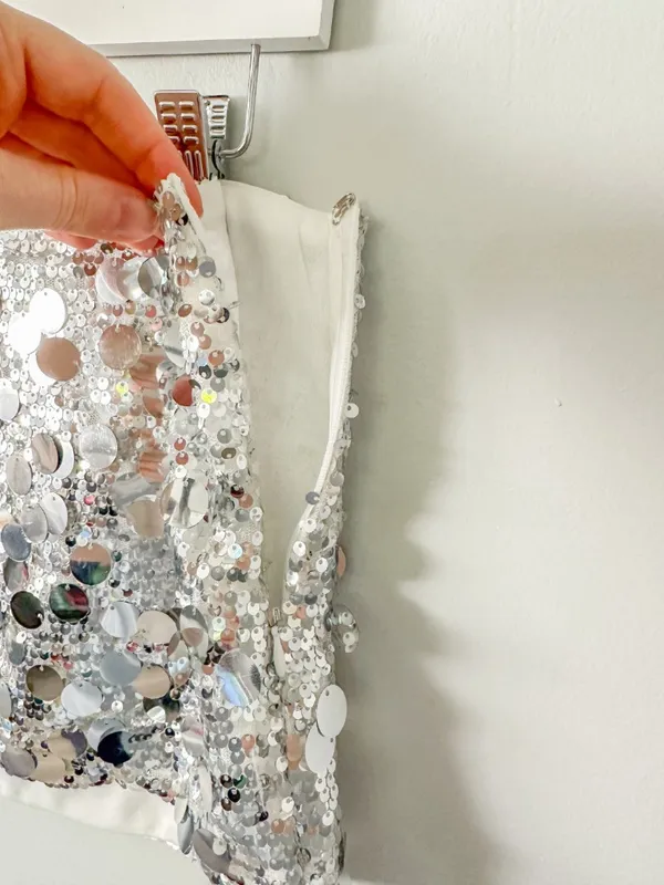 Peppermayo Champagne Chic Mini Skirt in Discoball - Image 13