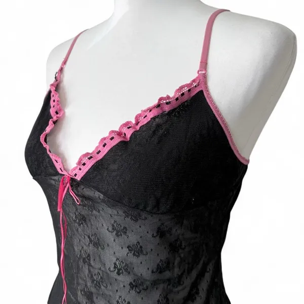 Y2K Victoria’s Secret Mesh Cami - Image 2