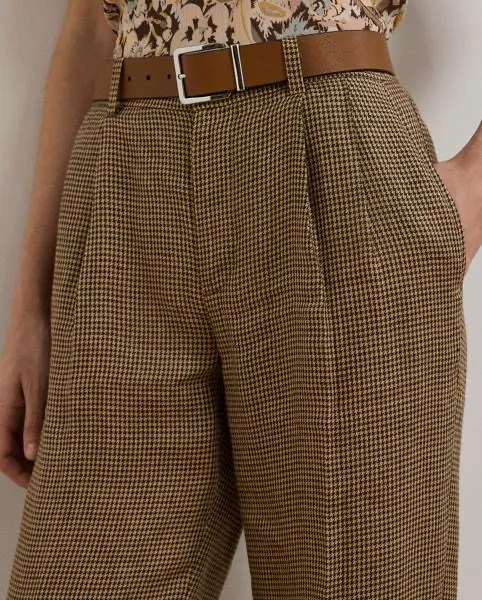 Polo Ralph Lauren Houndstooth Purple Label Trousers - Image 5