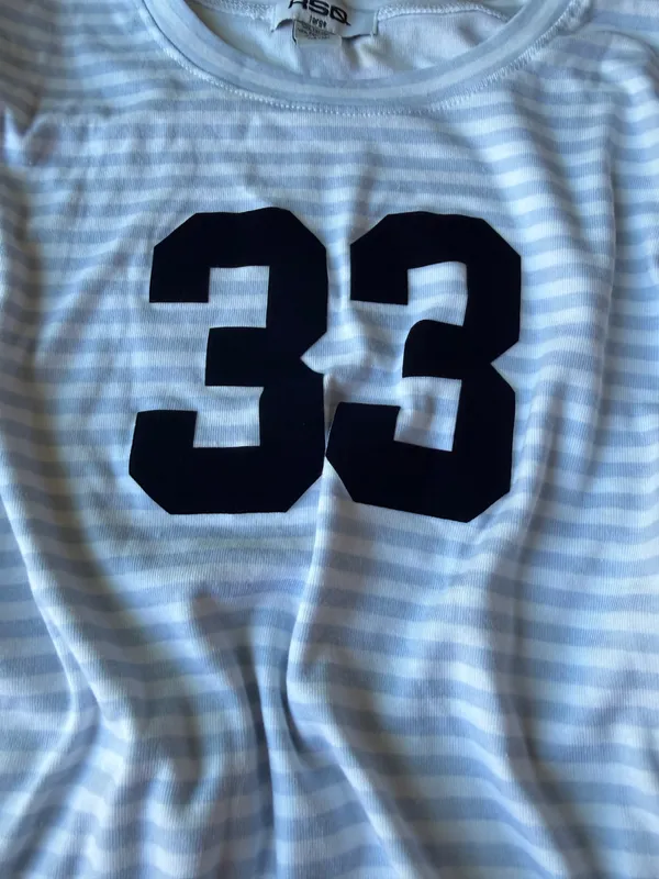 Tilly’s numbered top with stripes!!  - Image 3