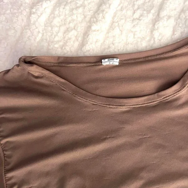 Forever-21 Women's Brown Bodysuit - Image 3