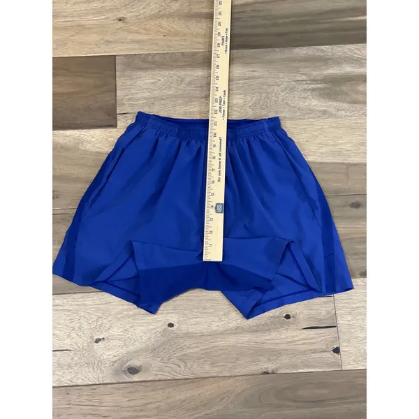Nike Dri Fit Blue Running Shorts Elastic Waist Hidden Drawstring Womens Size S - Image 5