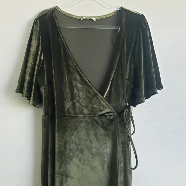 Baltic Born Katelyn elvet Wrap Maxi Dress - Image 4