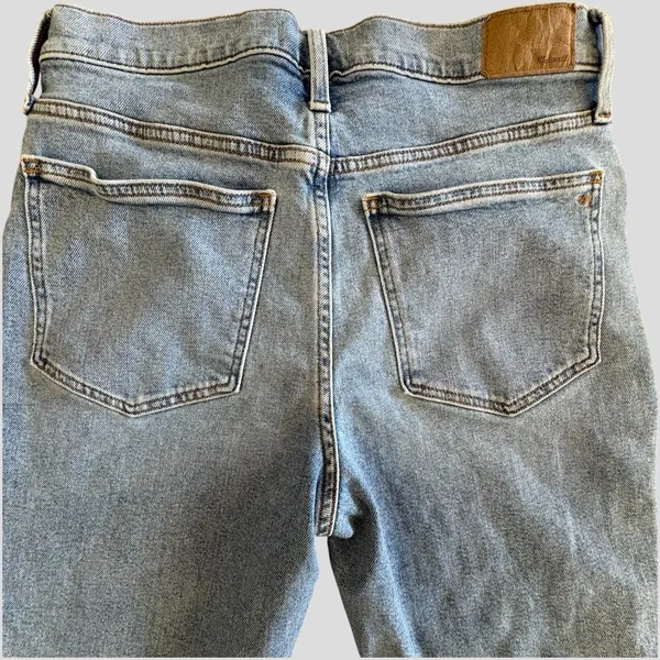 Madewell‎ the Perfect Vintage Jeans Women 30 Blue High Rise Distressed Knee - Image 9