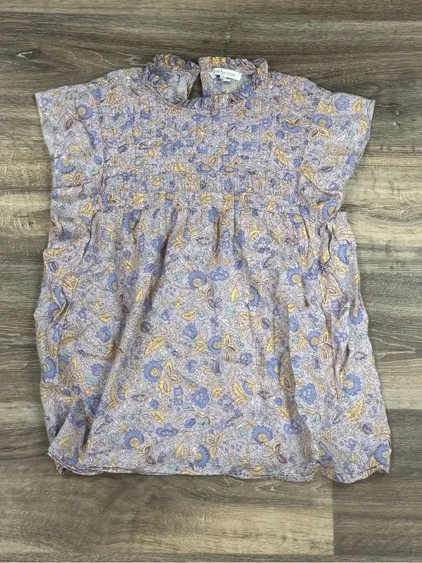 Anthropologie Love The Label Josepha Printed Smocked Top Women’s Medium - Image 2