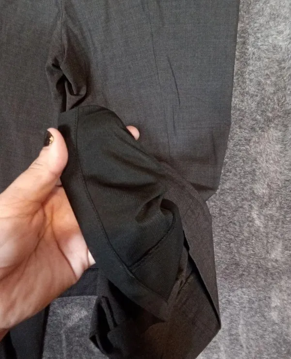 MM Lafleur wool blend lined office career winter women's pants size 12 - Image 5