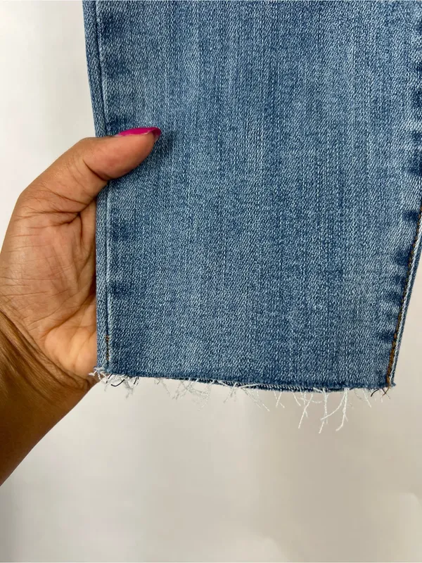 NWT STS Blue Ellie High Rise Crop Skinny Jeans Raw Hem Size 25 - Image 5