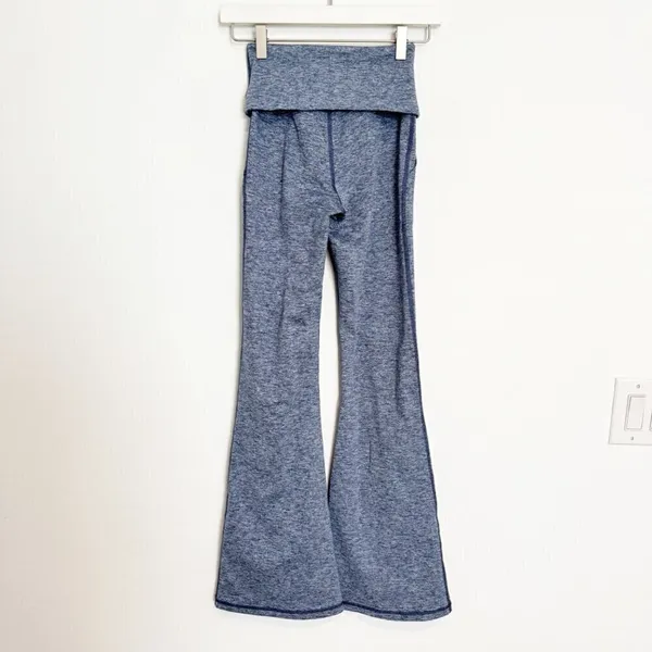 Aerie Offline Hugger Pants Size XS Foldover High Waist Flare Leg Yoga Loungewear - Image 10
