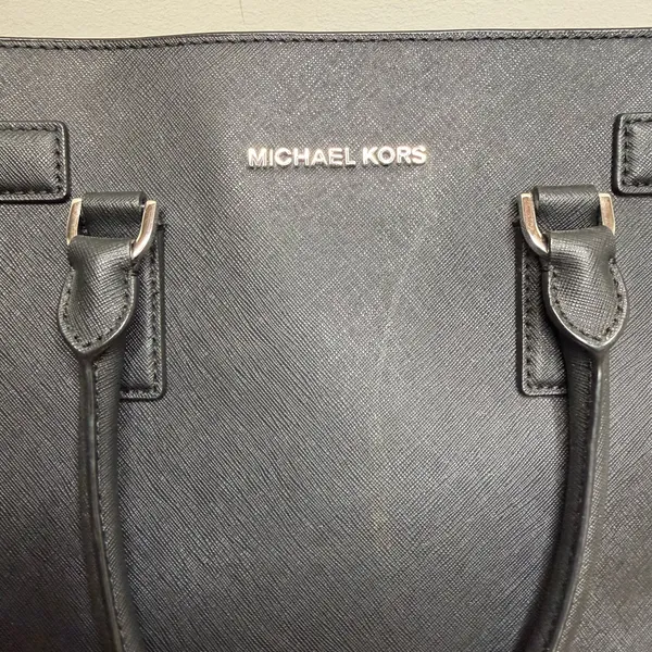 Michael Kors Black Saffiano Tote  - Image 2
