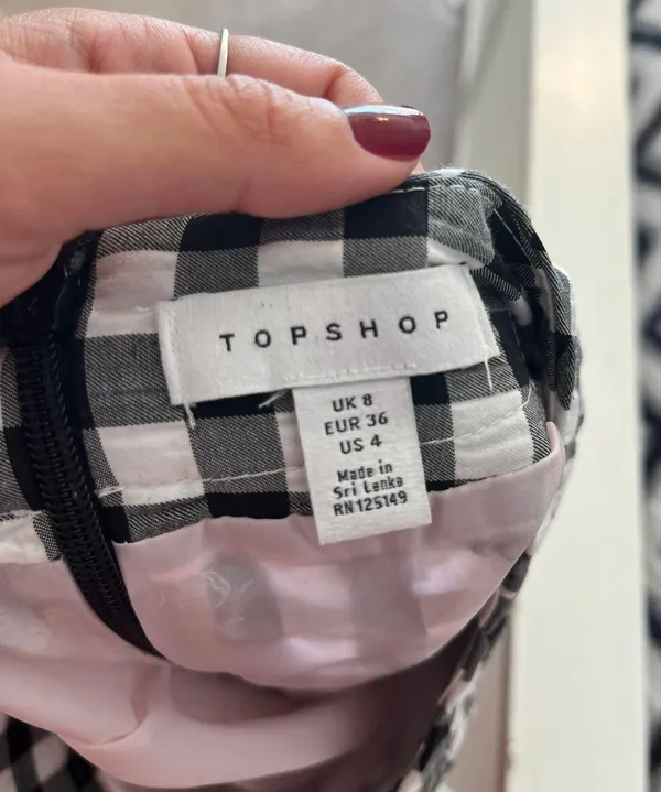 Topshop Plaid Skirt - Image 5