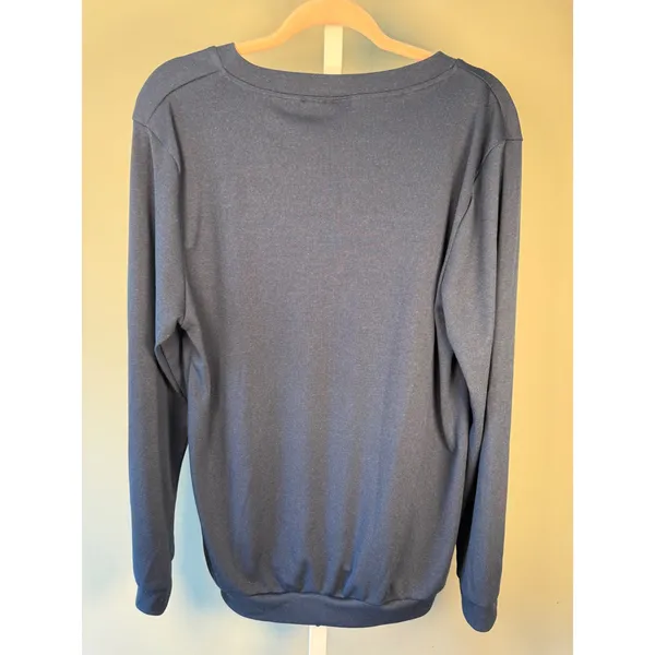 Southern Smocked Auburn Sweatshirt‎ L Bamboo Blend Button Shoulder - Image 6