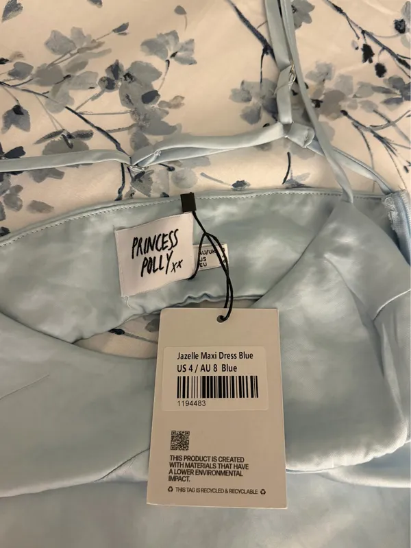 Princess Polly Maxi Dress Blue Jazelle - Image 4