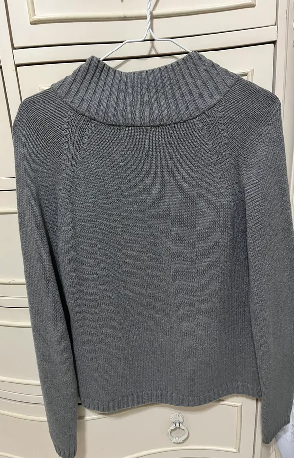Christopher & Banks Gray Heavy Sweater - Image 2