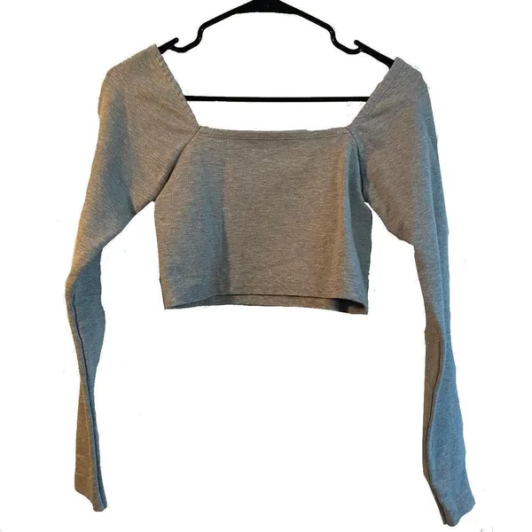 Fabletics gray long sleeve - Image 2